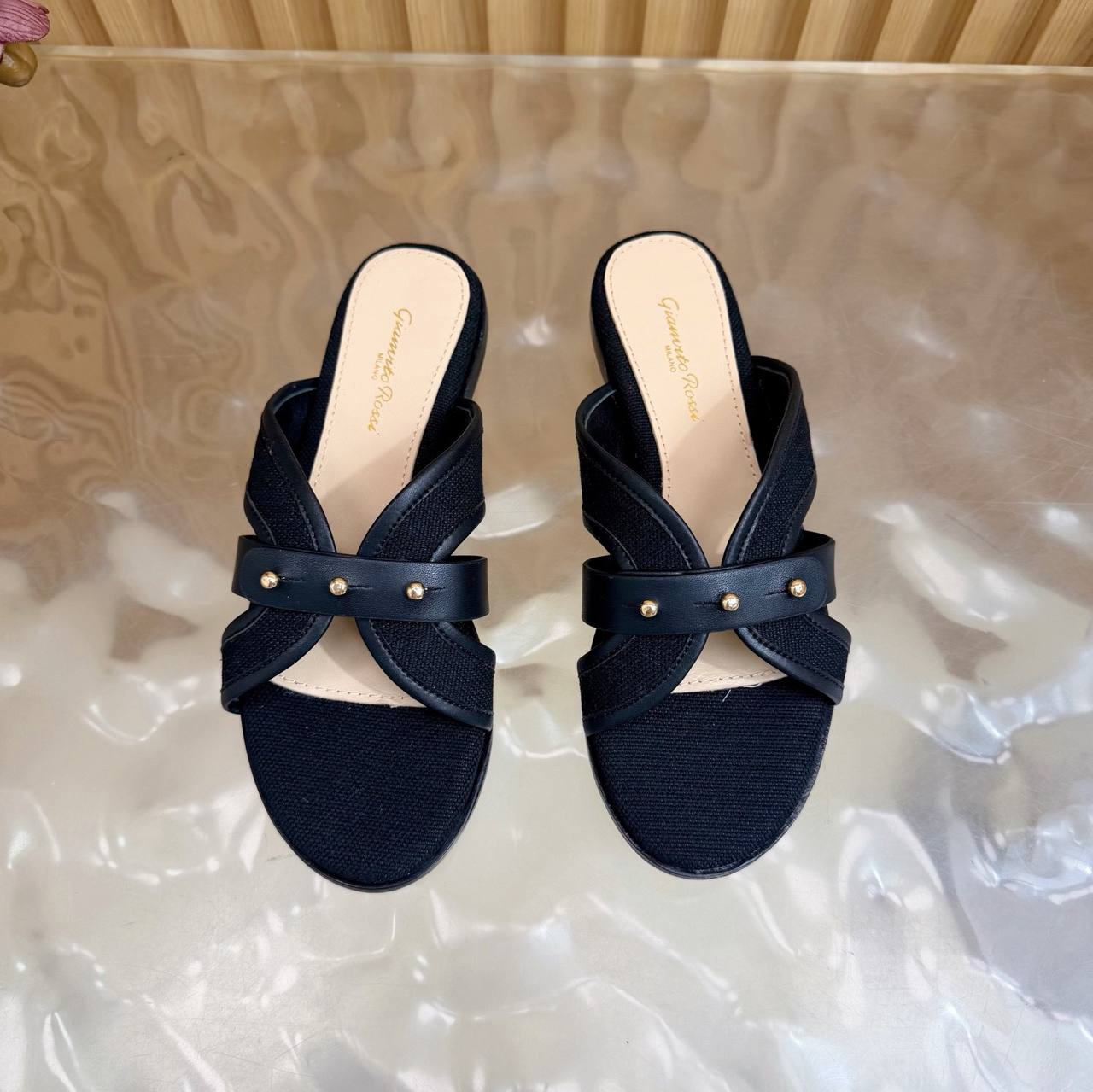 Studded Flat Sandals