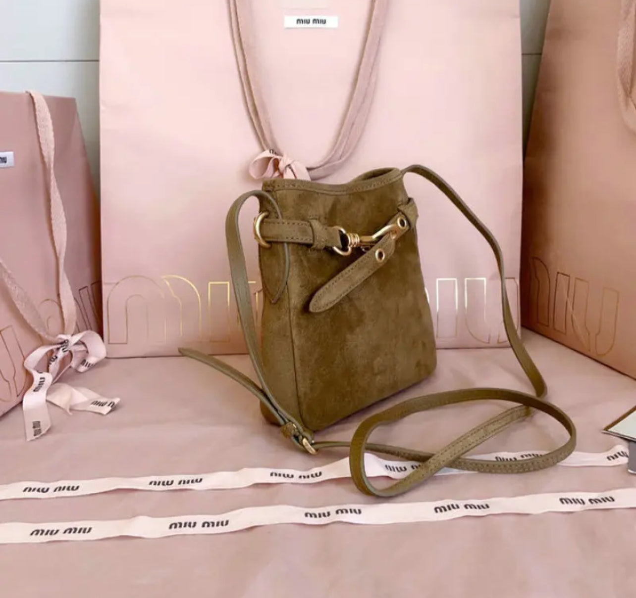 Suede Pouch
