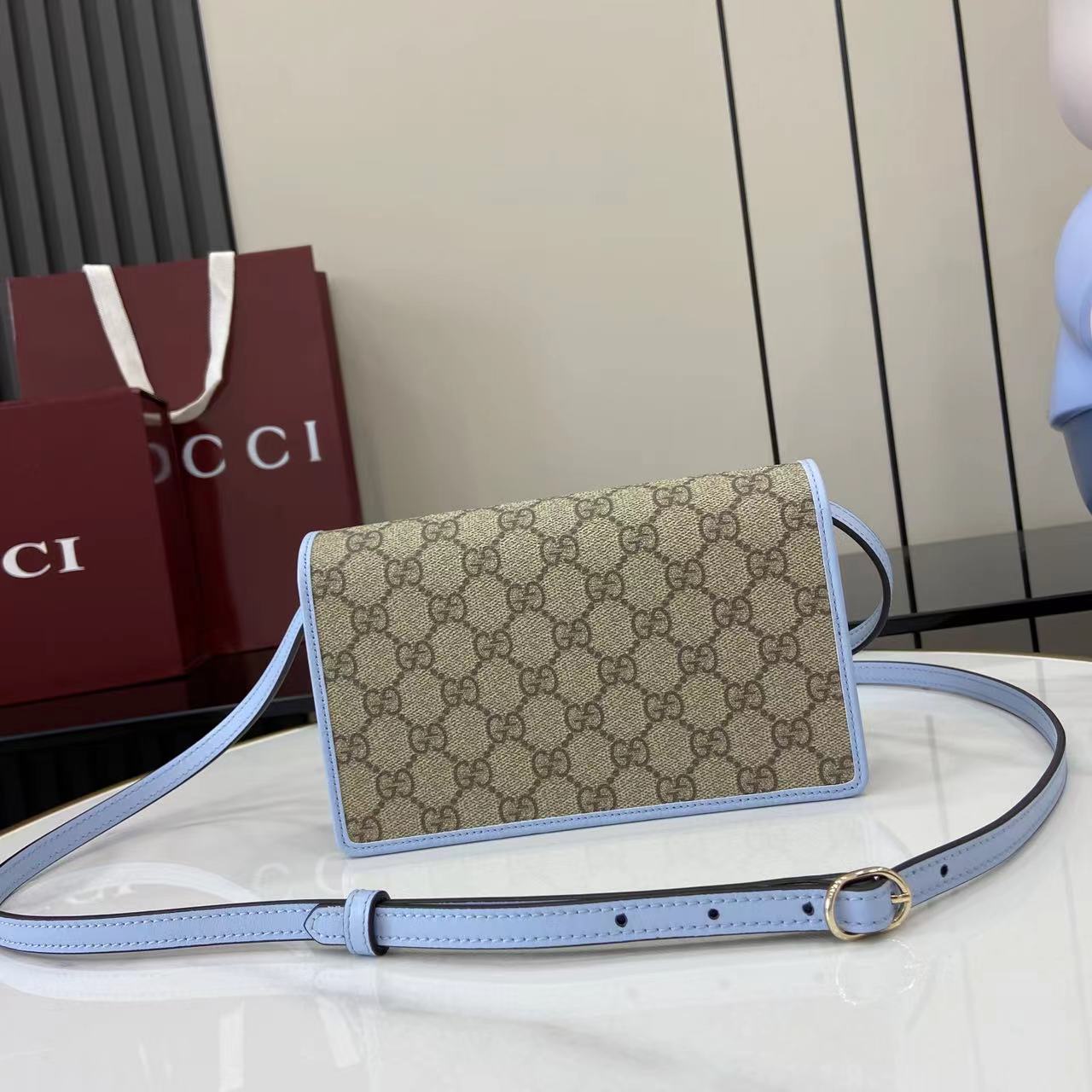 Emblem Strap Wallet