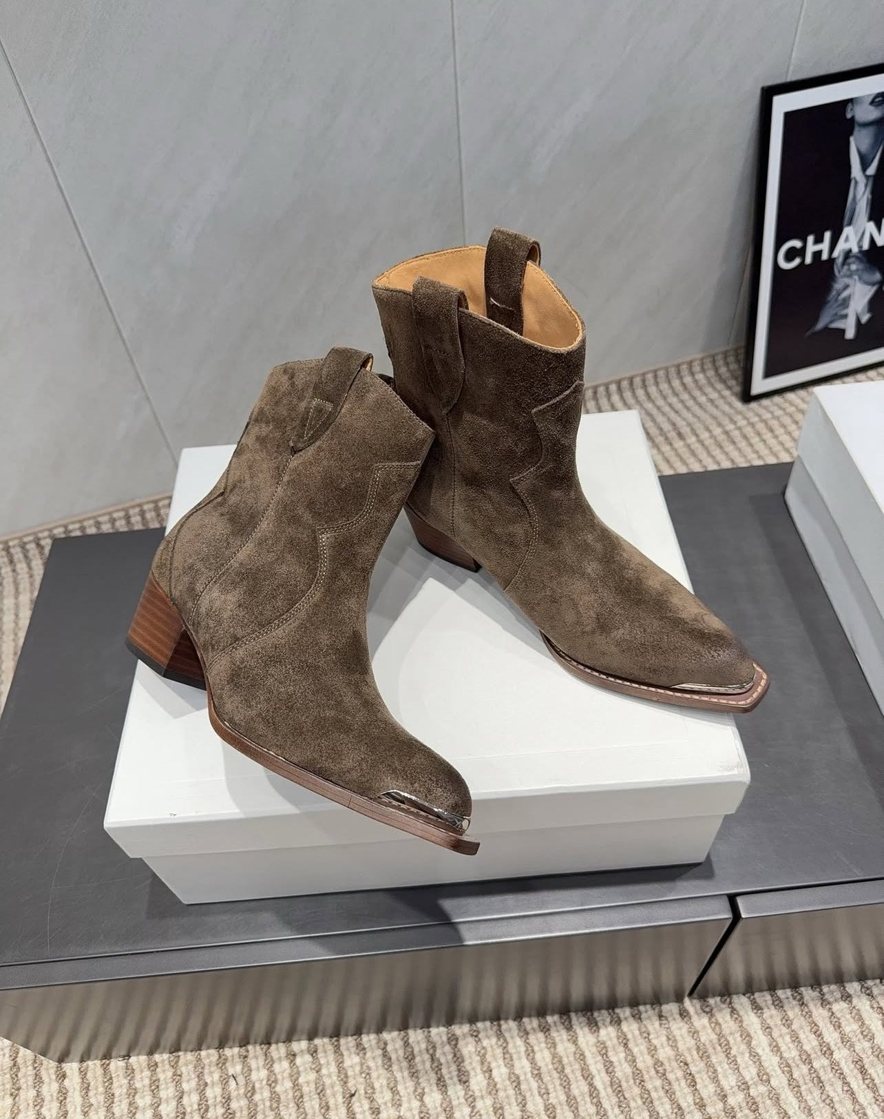 Suede Boots