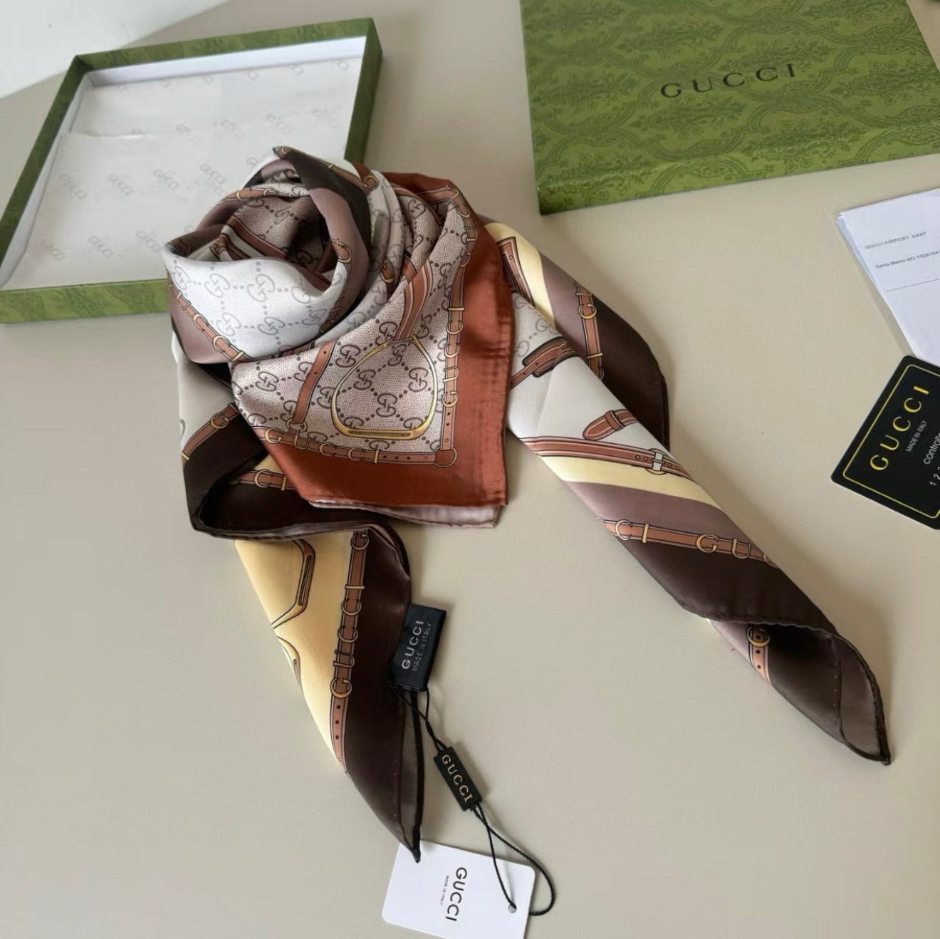 GG Silk Scarf