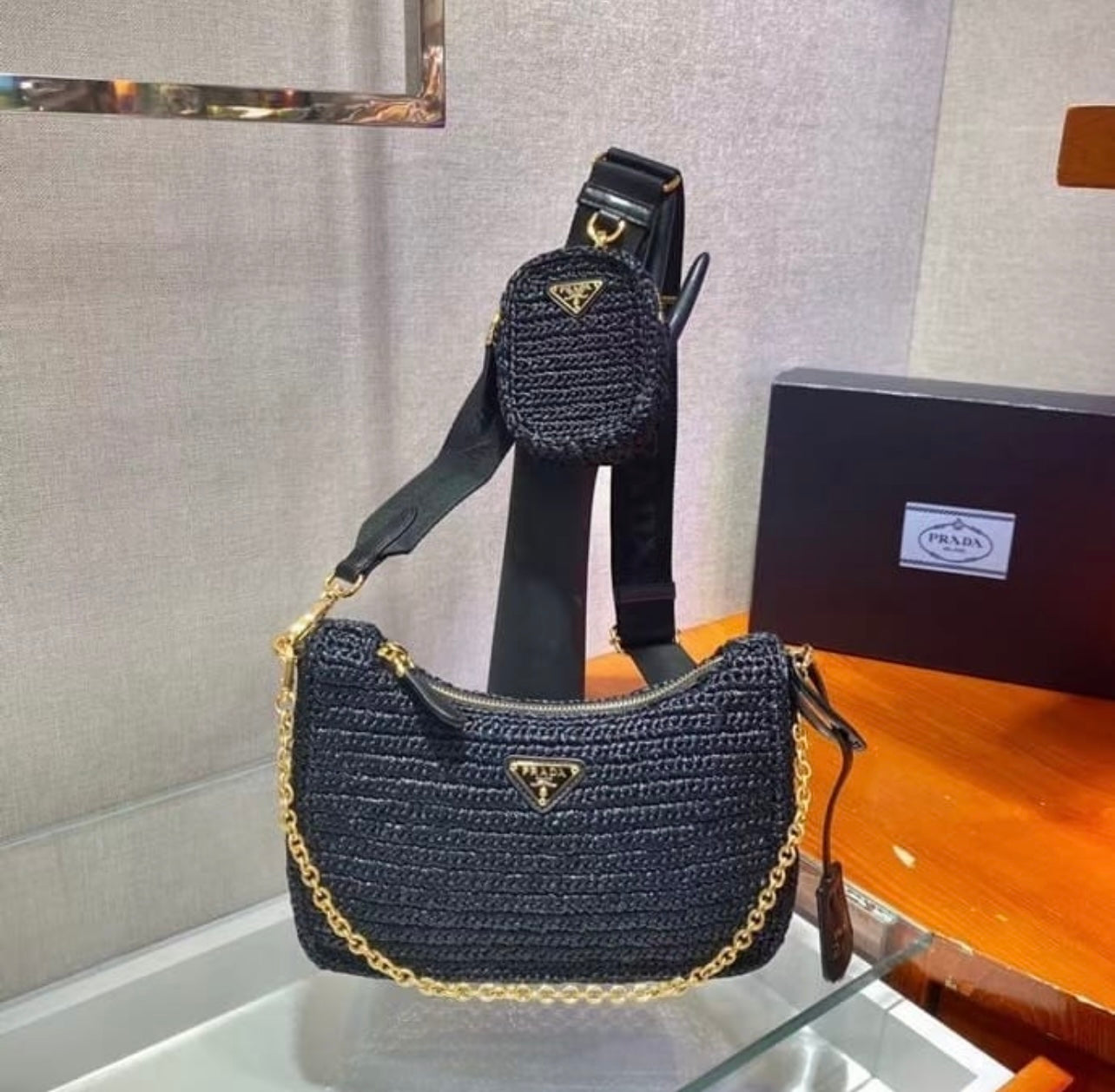 Re Edition Raffia Bag