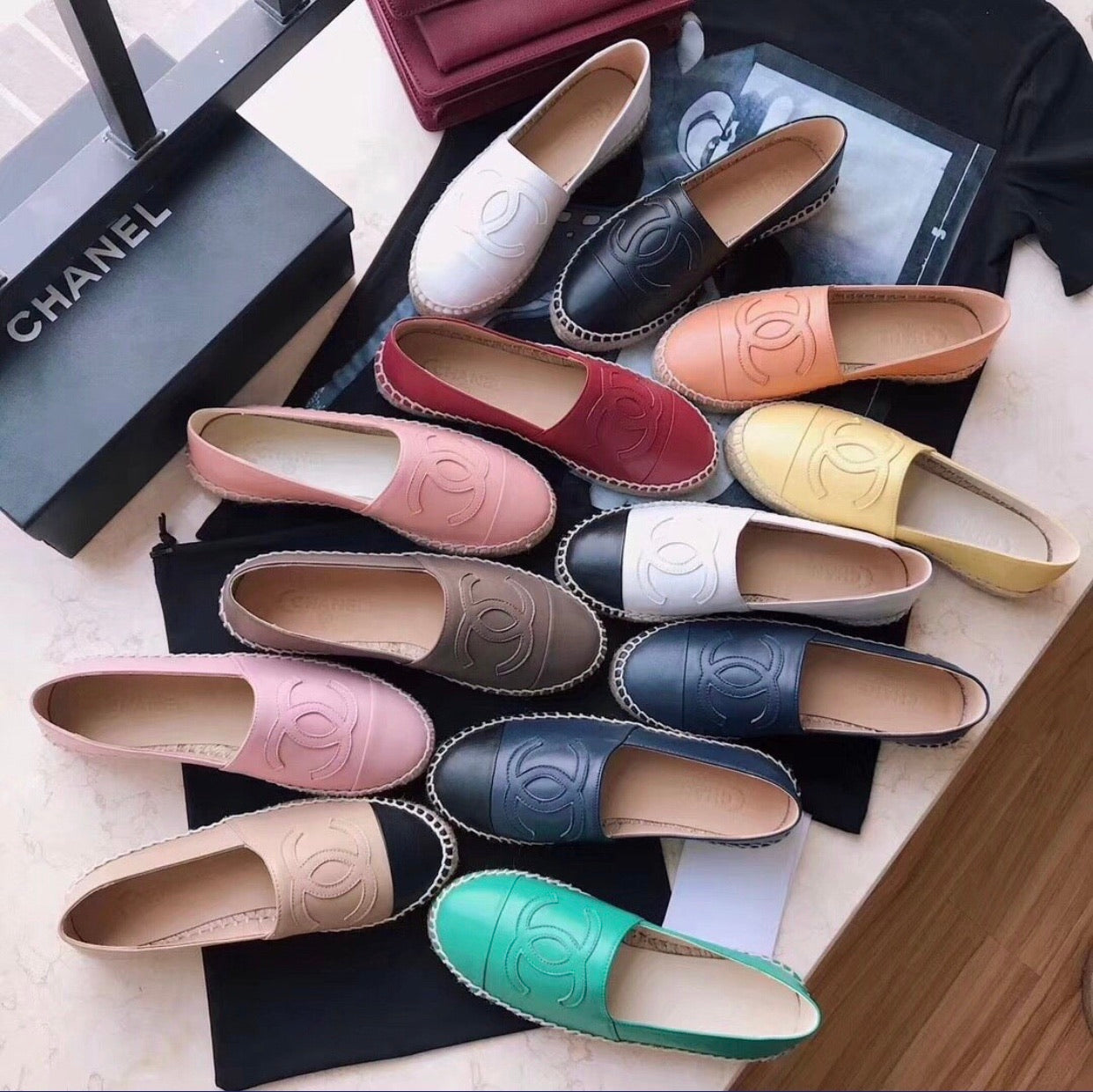 Leather Espadrilles