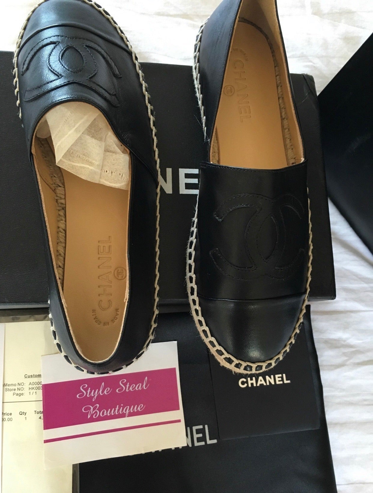 Leather Espadrilles