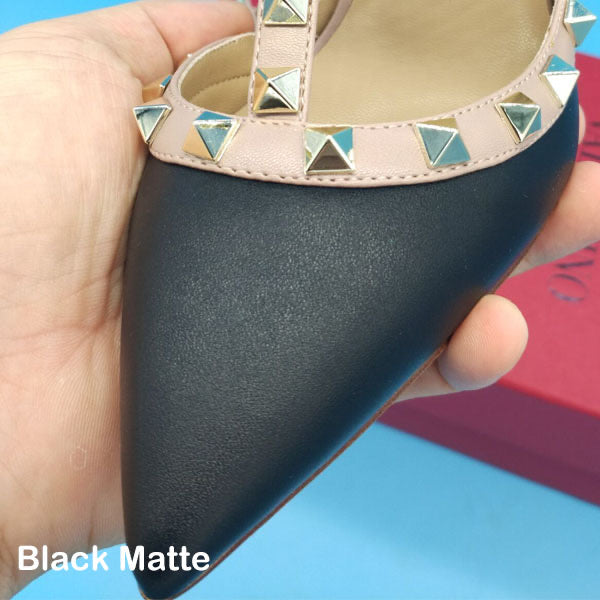 Rockstud Ballerina Flats