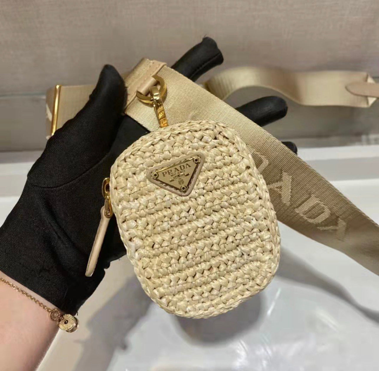 Re Edition Raffia Bag