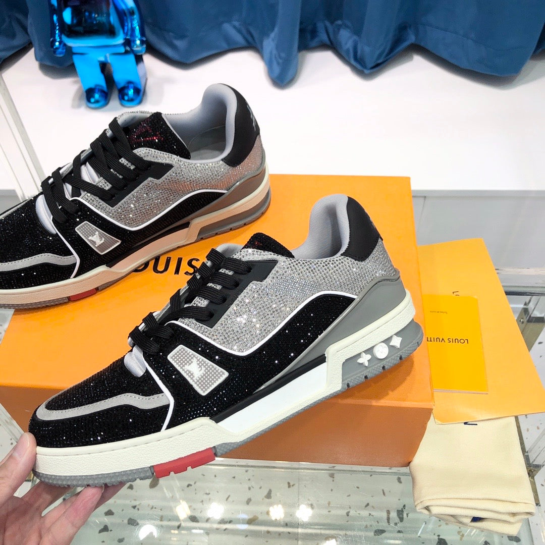 LV Strass Trainers
