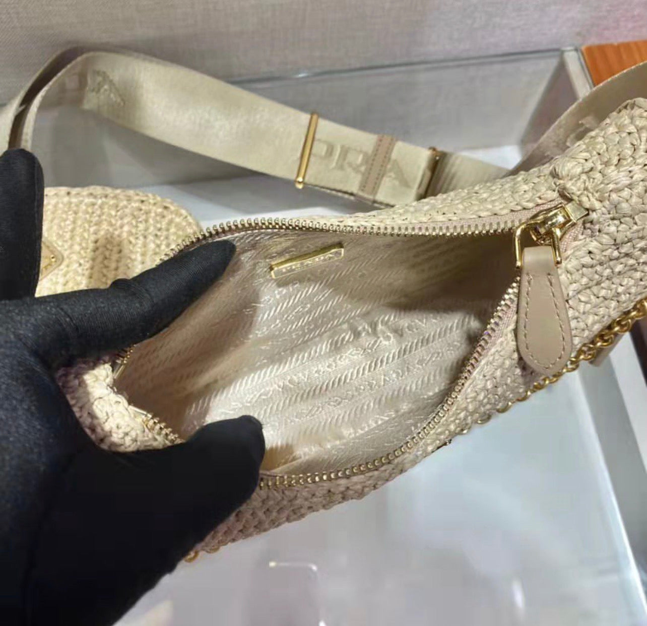 Re Edition Raffia Bag