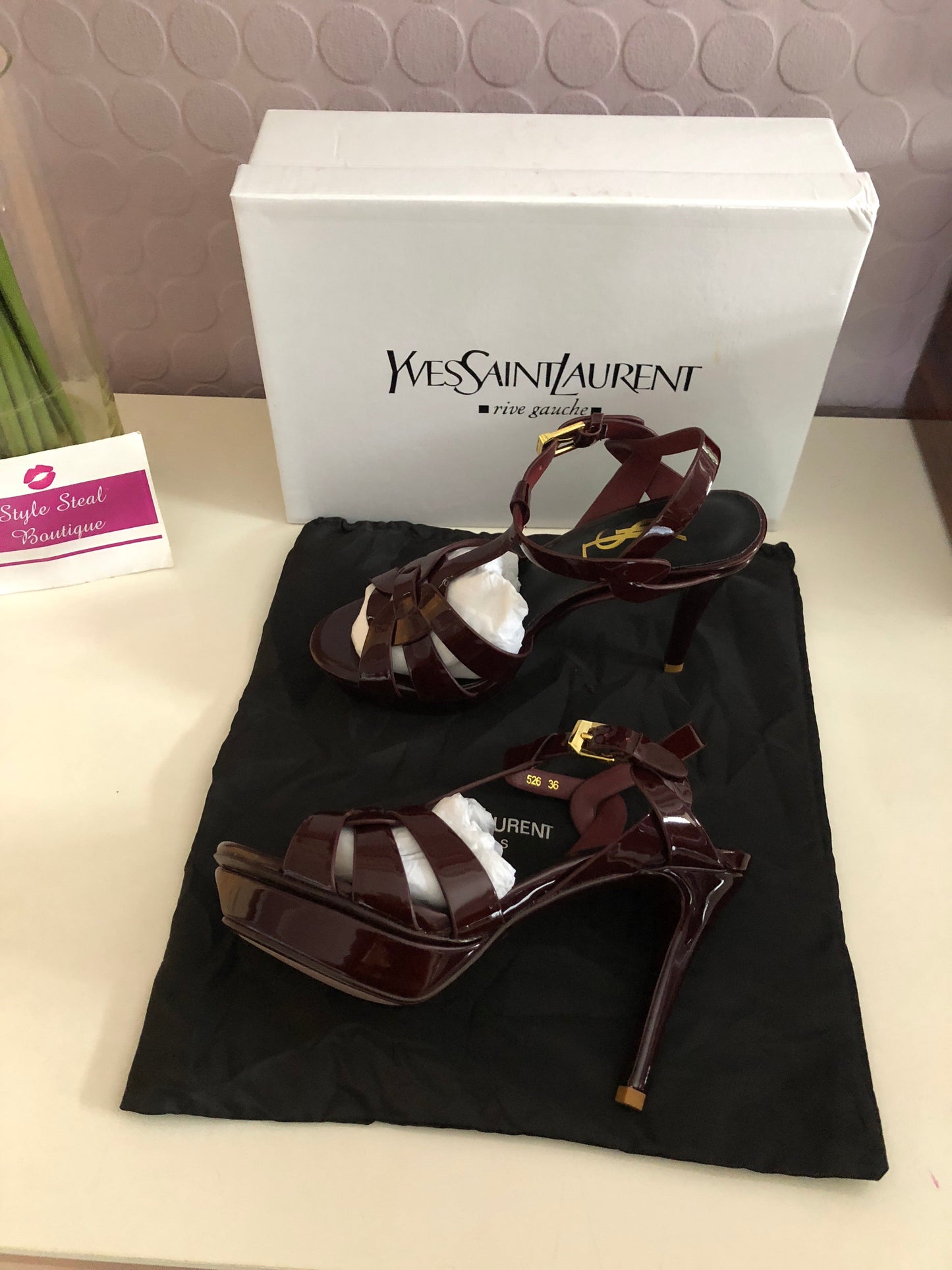 Tribute Patent Sandals 13cm