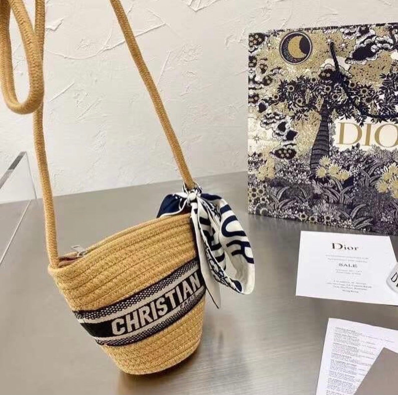 Wicker Shoulder Bag