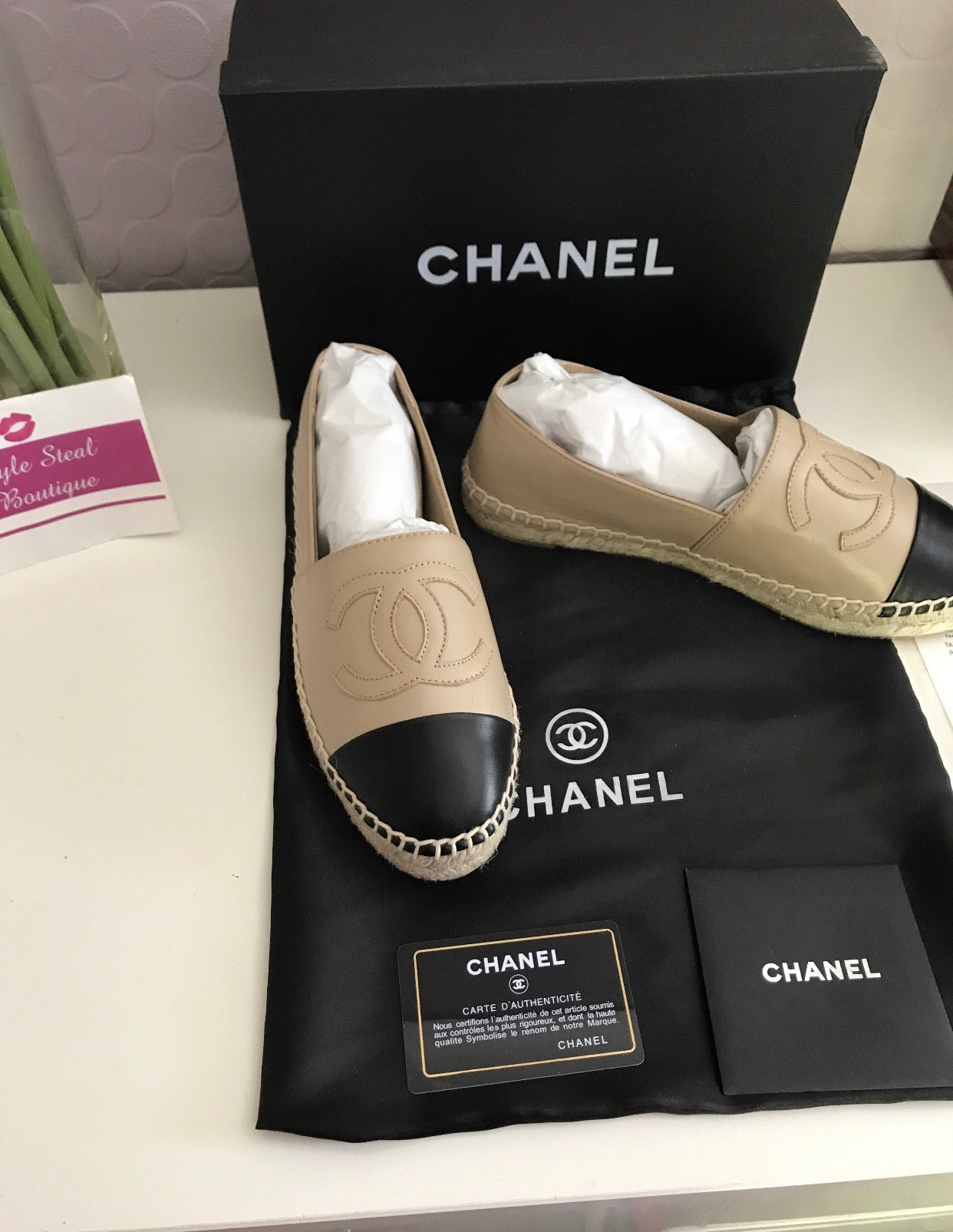 Leather Espadrilles