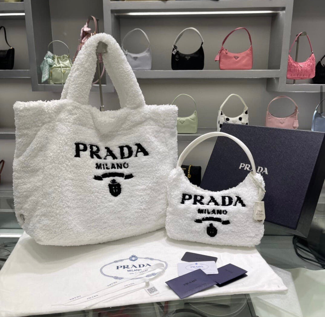 Shearling Tote