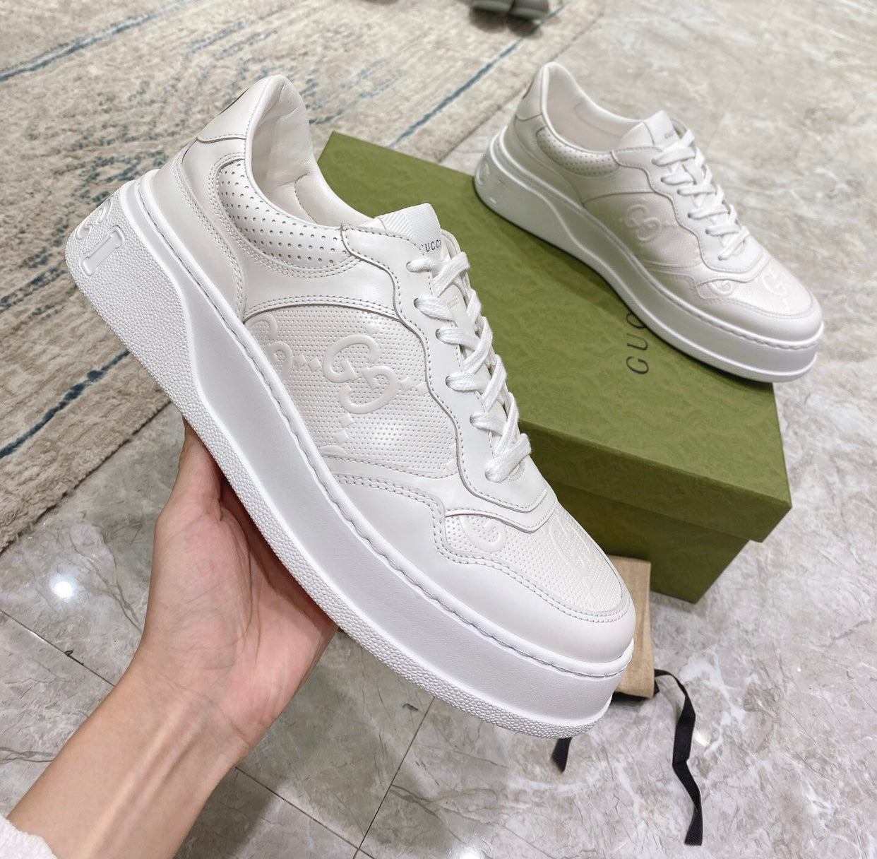 Embossed Trainers