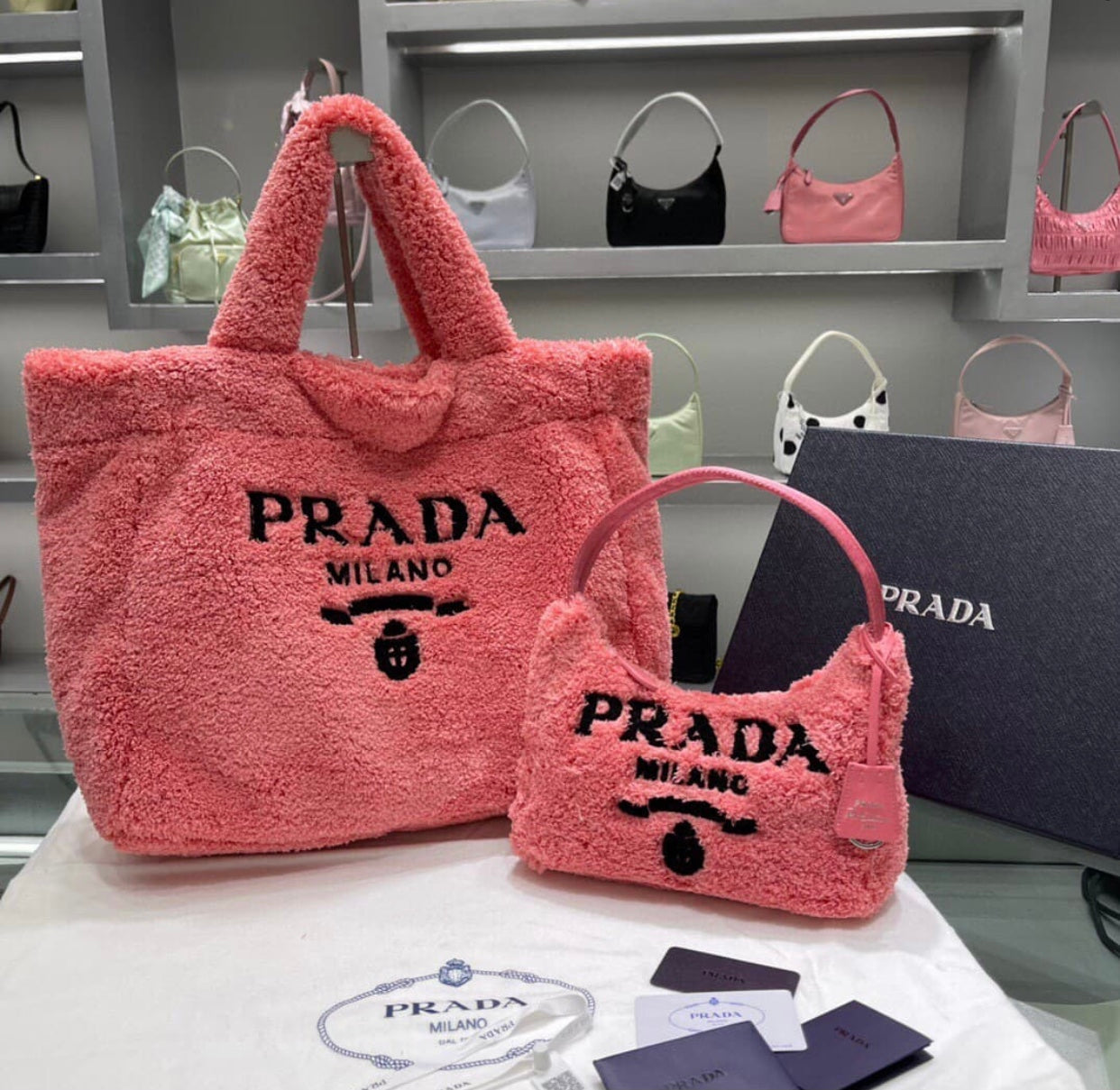 Shearling Tote