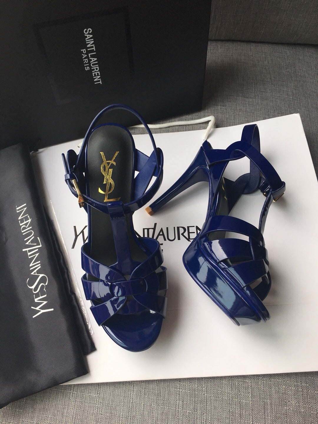 Tribute Patent Sandals 13cm
