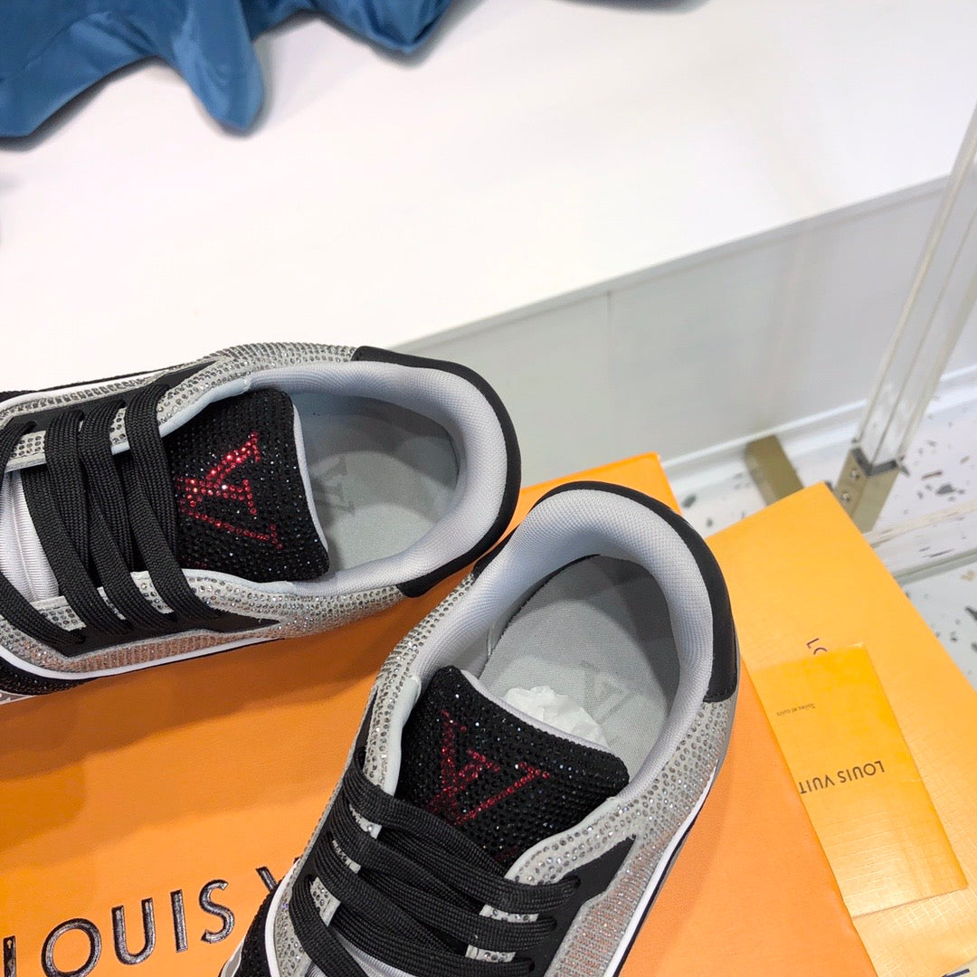 LV Strass Trainers