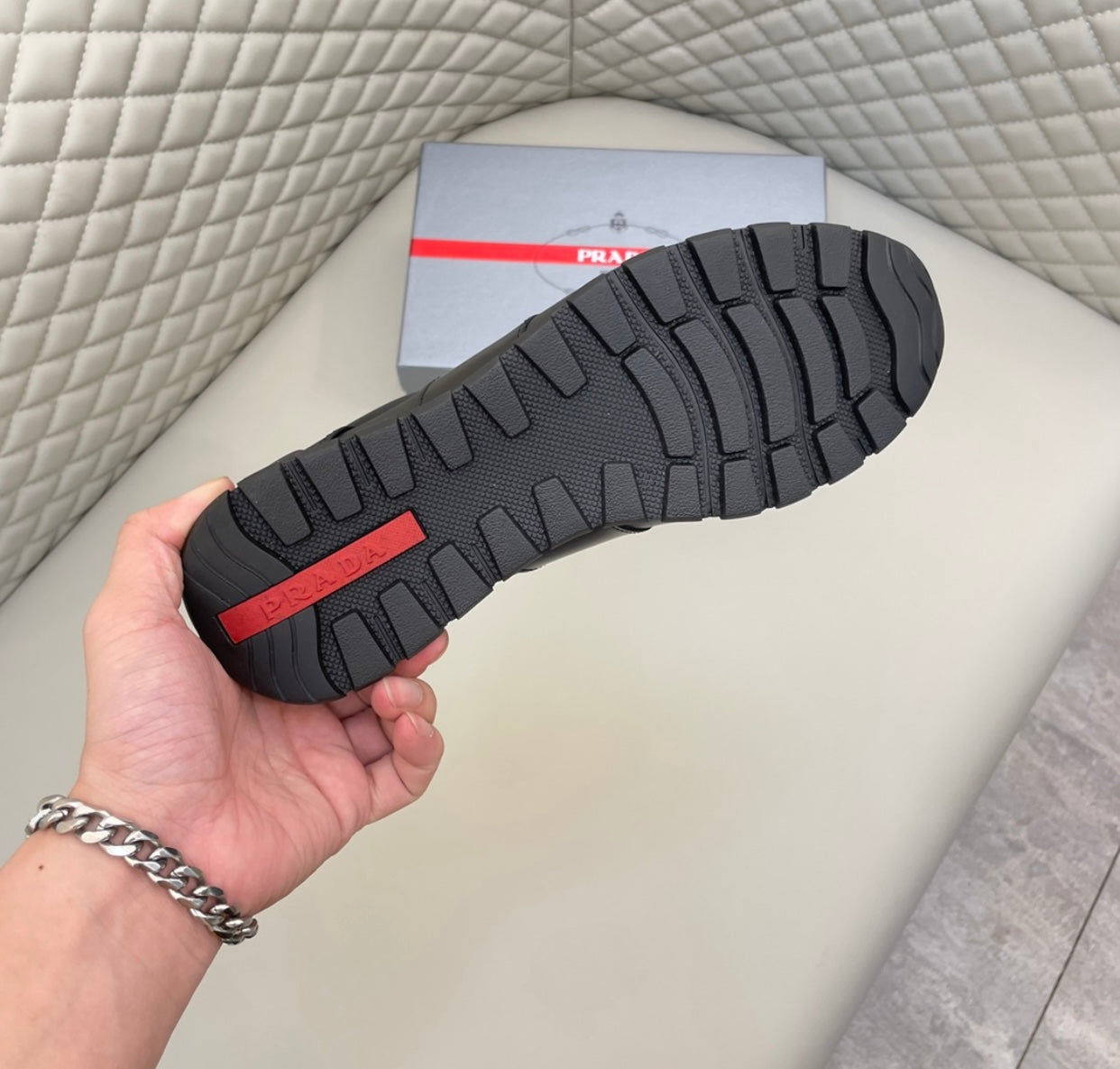 Logo Leather Trainers