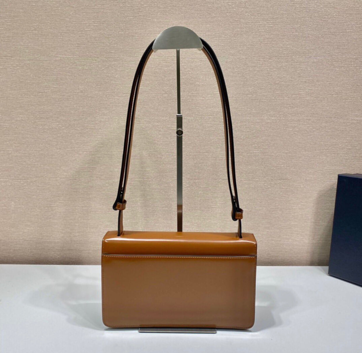 Emblem Brushed Leather Bag