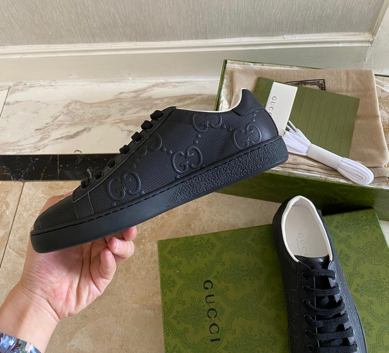 Embossed Trainers