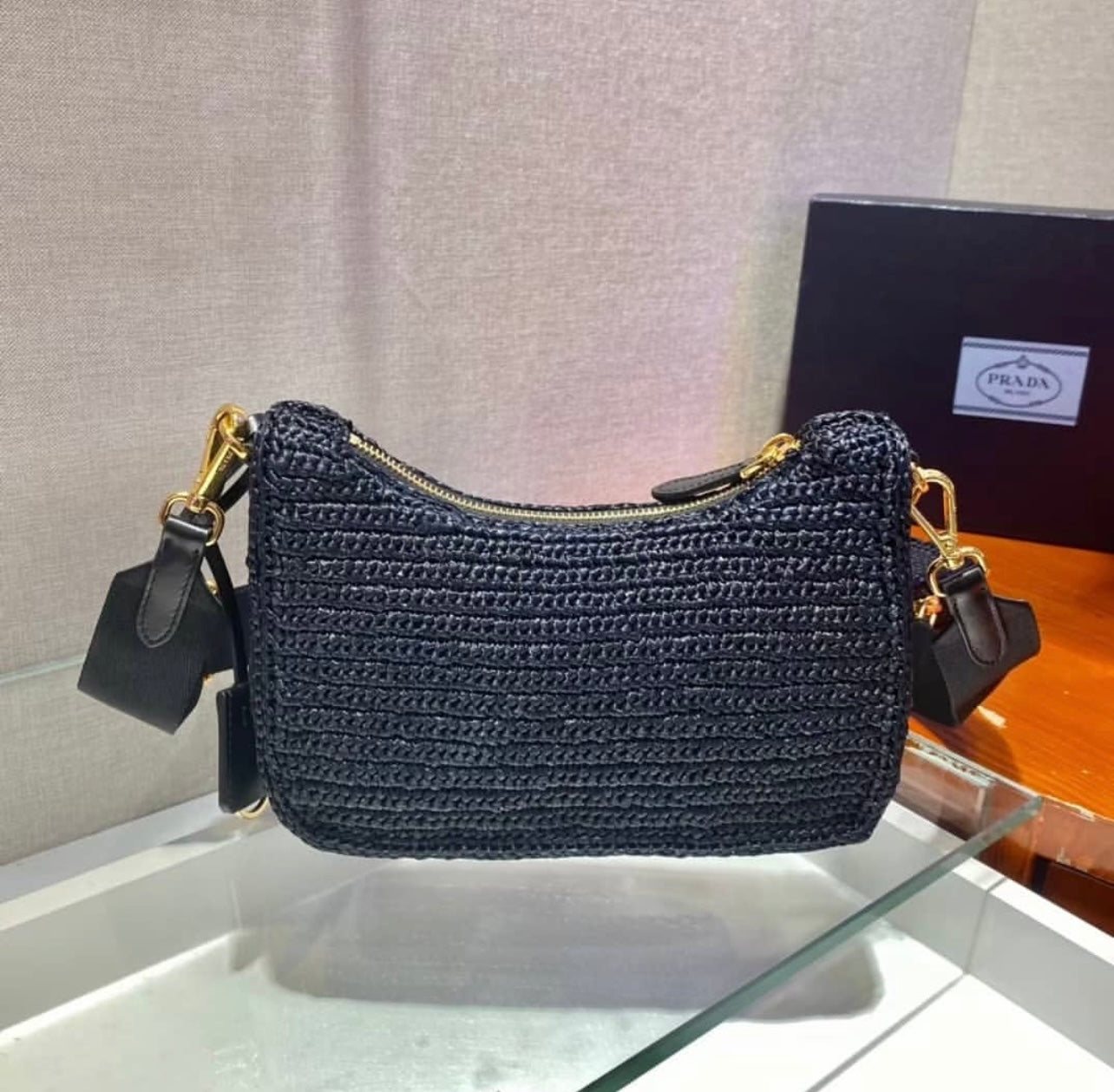 Re Edition Raffia Bag