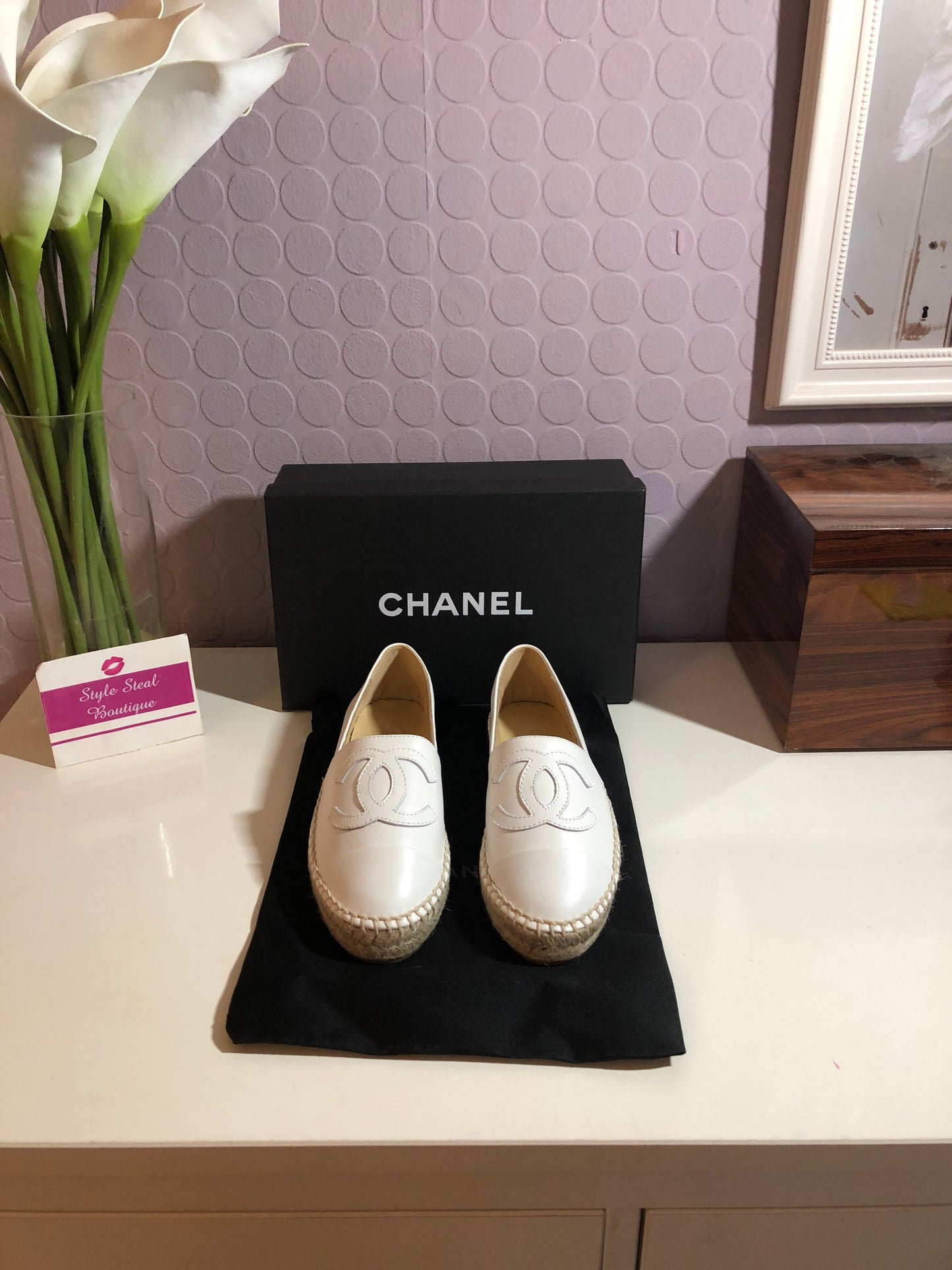 Leather Espadrilles
