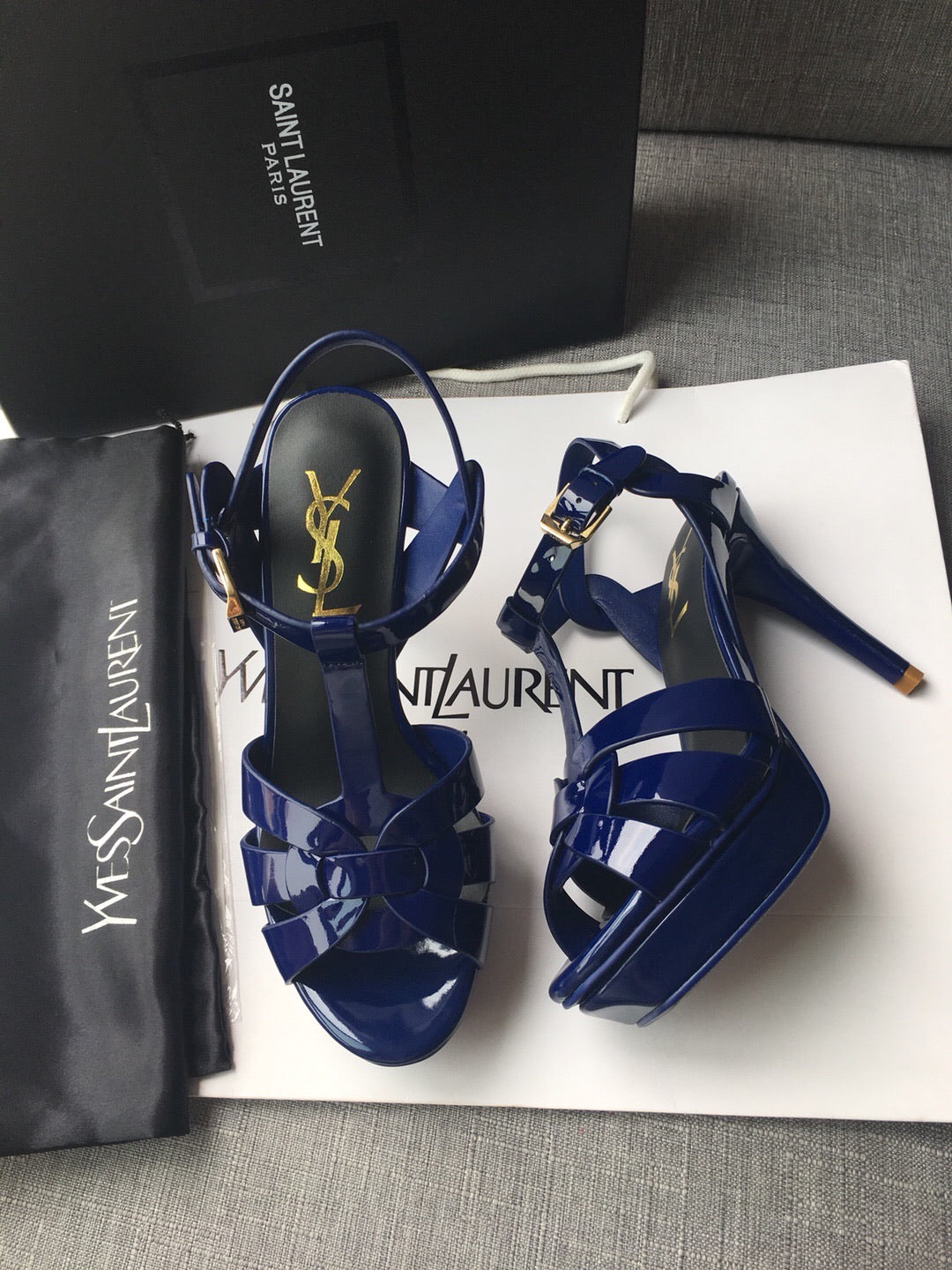 Tribute Patent Sandals 13cm