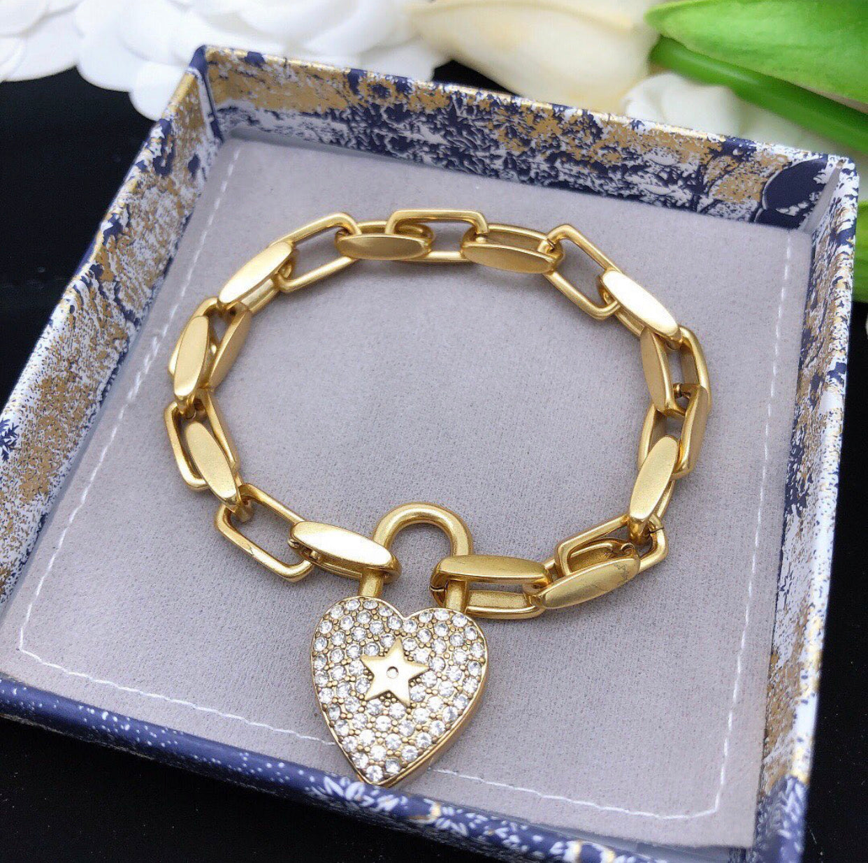 Heart Lock Bracelet