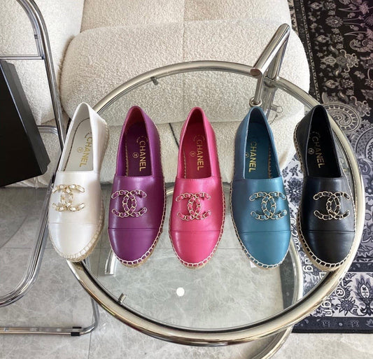 Leather Espadrilles