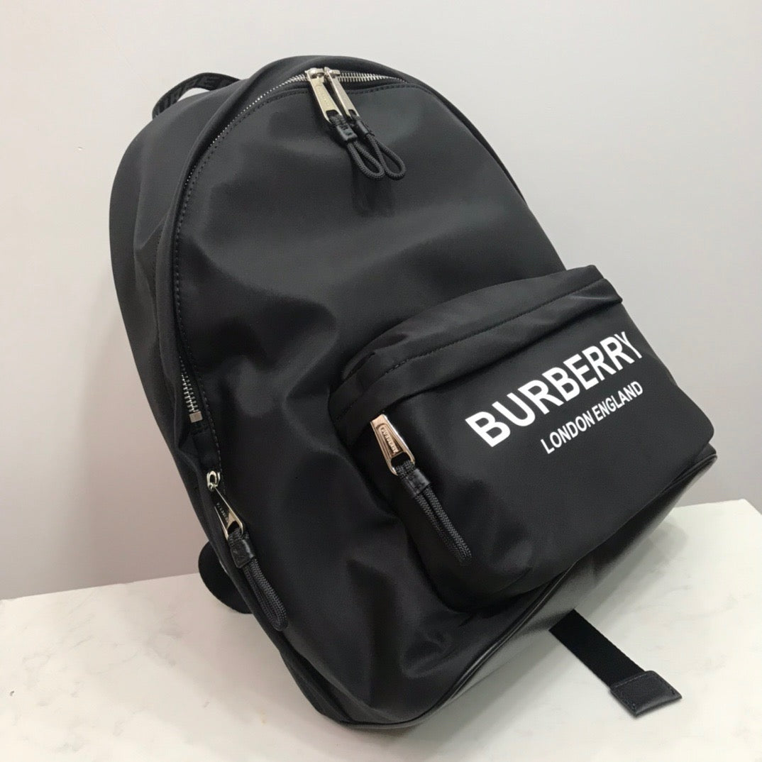 Logo Print Backpack