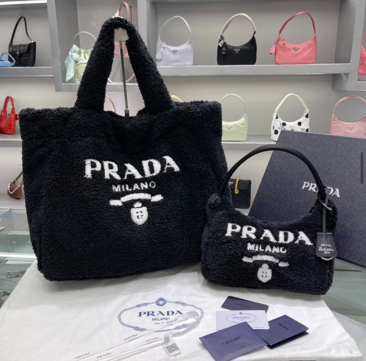 Shearling Tote