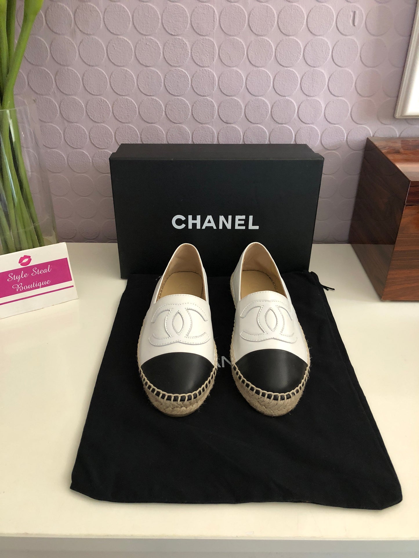 Leather Espadrilles