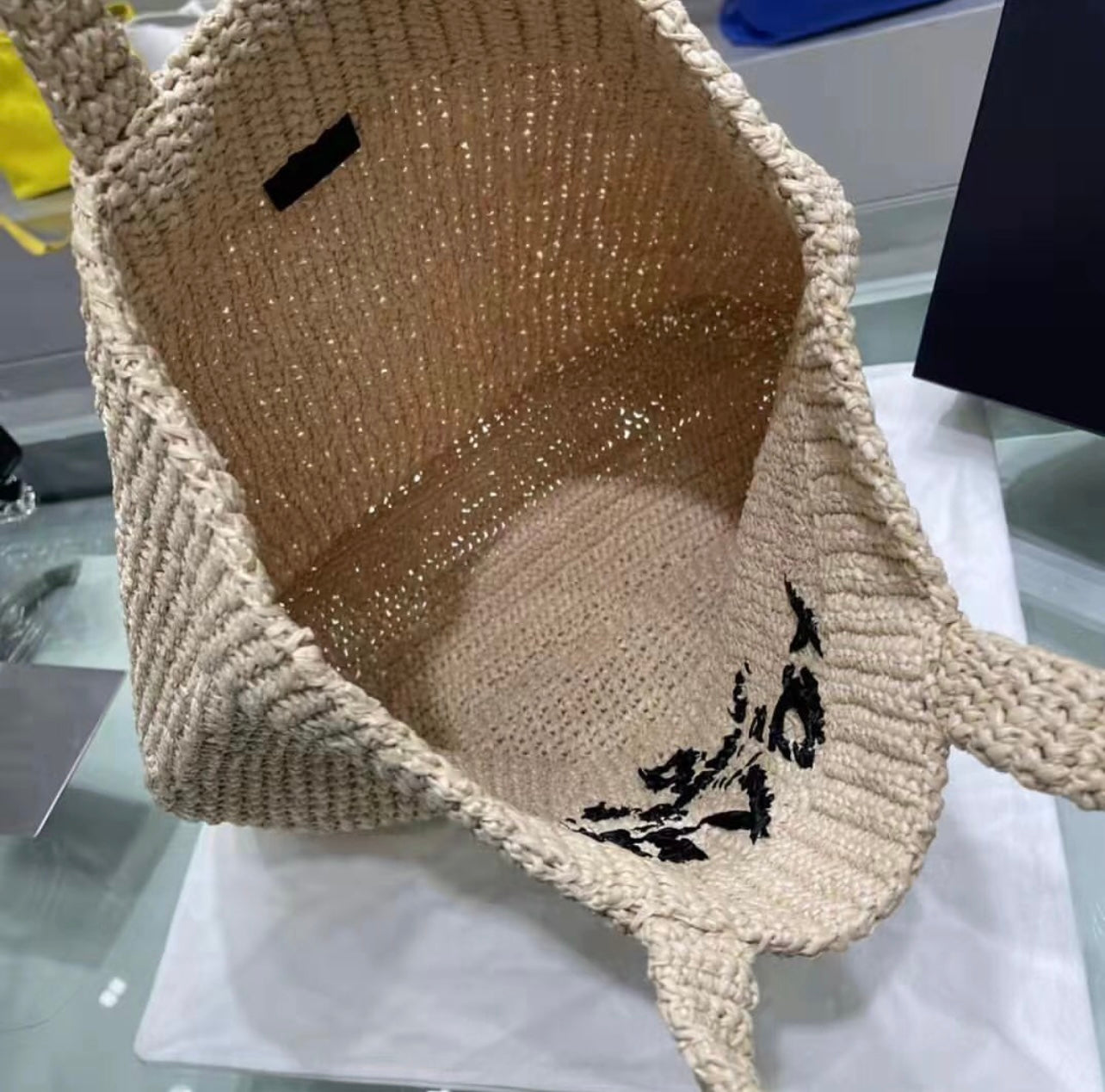 Large Raffia Tote