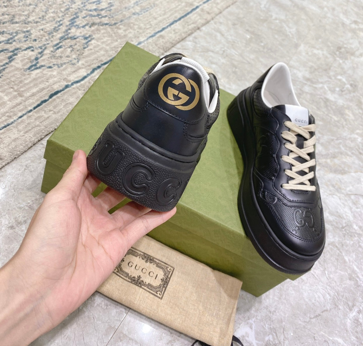 Embossed Trainers