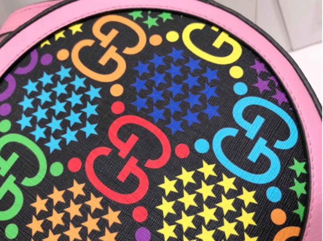 Psychedelic Round Shoulder Bag
