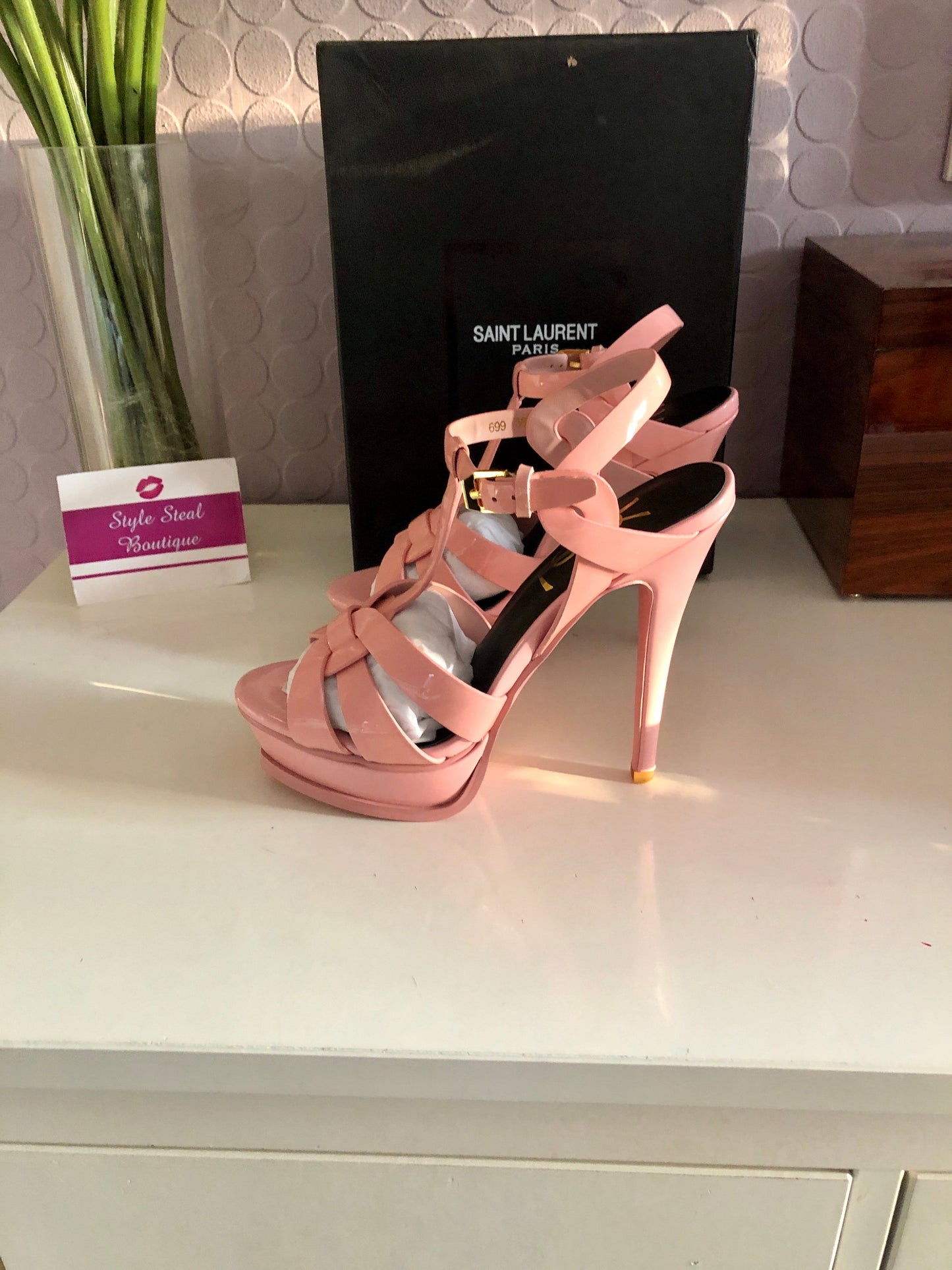 Tribute Patent Sandals 13cm
