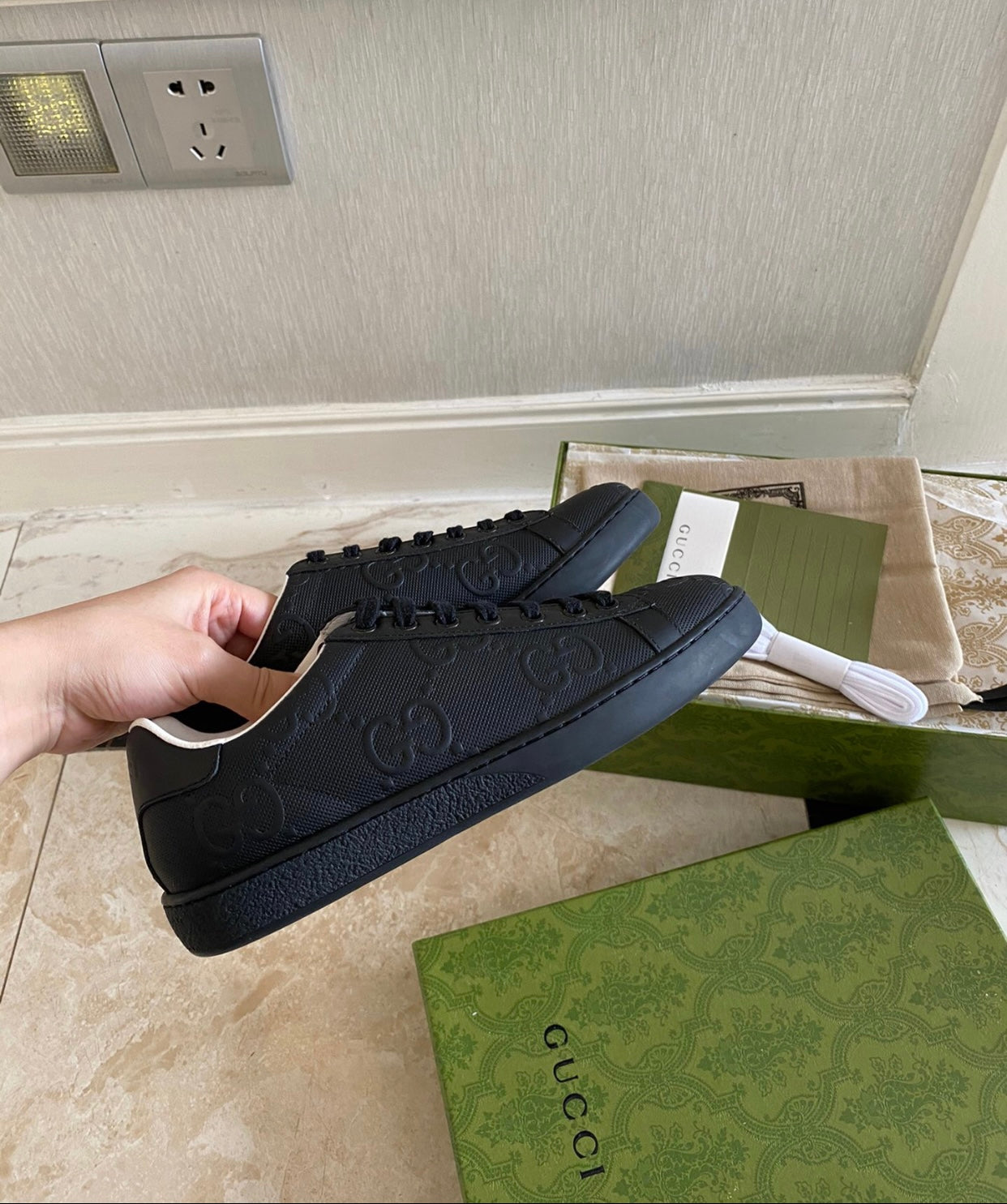 Embossed Trainers