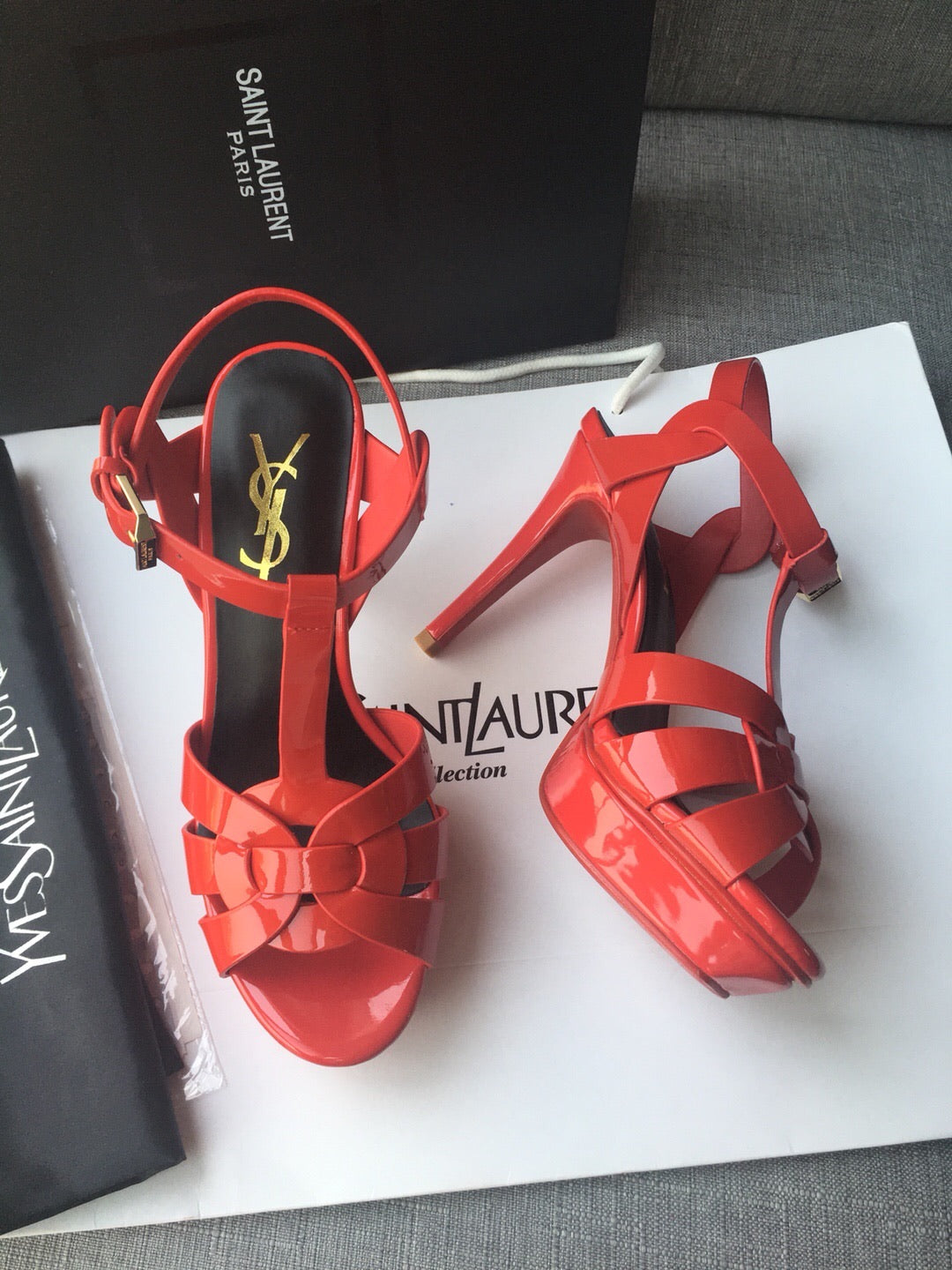 Tribute Patent Sandals 13cm