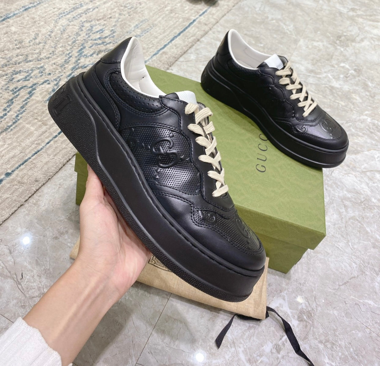 Embossed Trainers