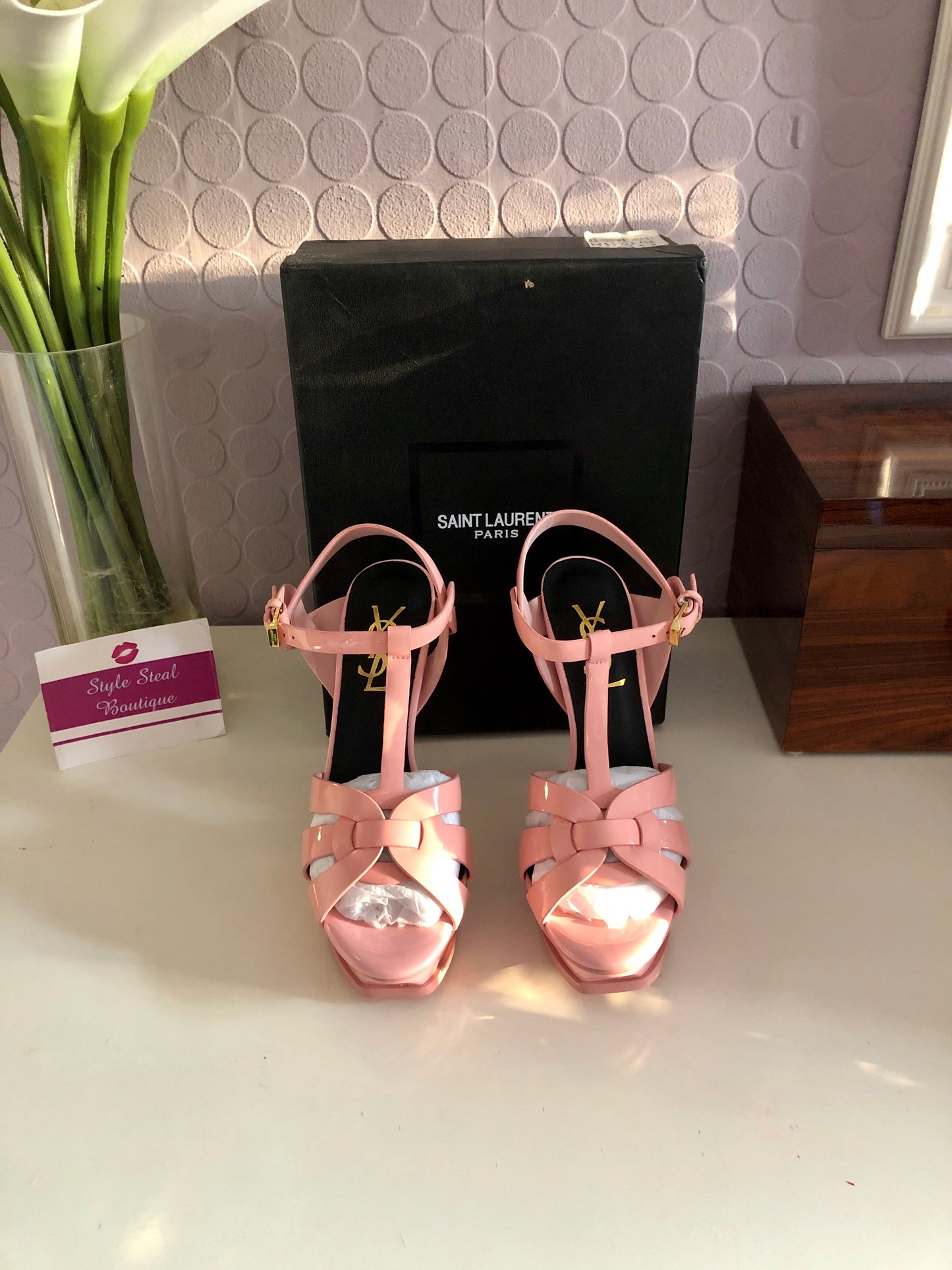 Tribute Patent Sandals 13cm