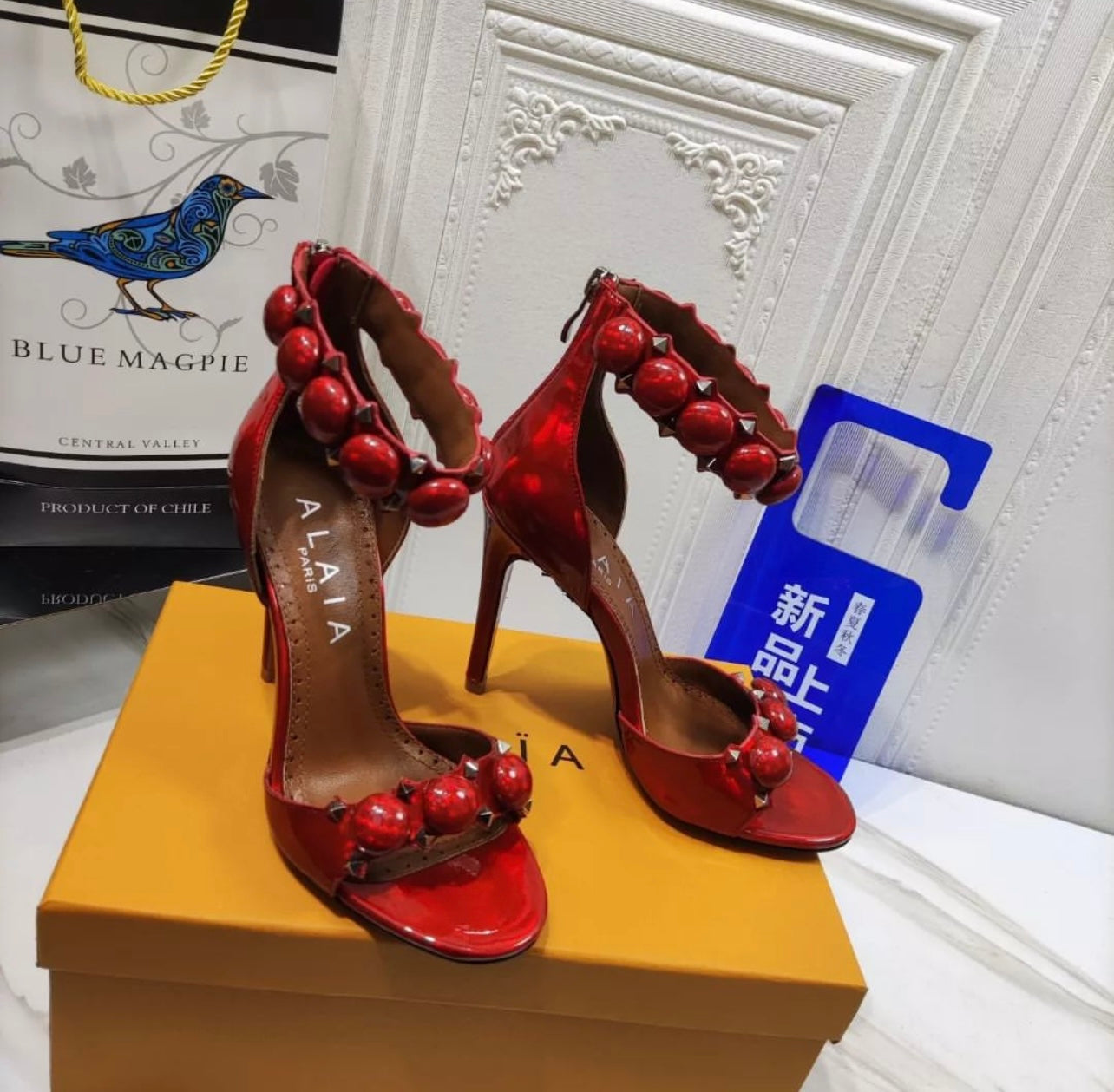 Bombe Metallic Sandals